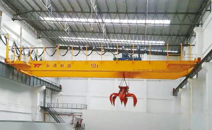 汕尾（wěi）市生活垃圾無害化處理中心焚燒發電廠自動化（huà）垃圾抓鬥吊